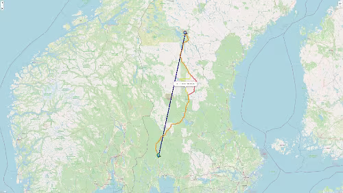 Sunne – Östersund Der vorgeschlagenen Route bin ich nicht gefolgt, sondern dem Inlandsvägen.