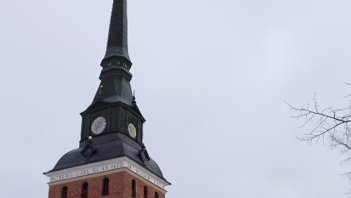 Sunne – Östersund Die Kirche in Mora.