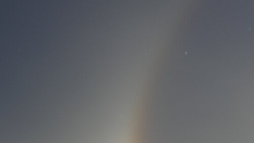 Östersund – Vuollerim Eine Nebensonne.