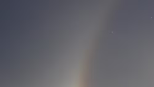 Östersund – Vuollerim Eine Nebensonne.