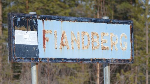 Östersund – Vuollerim Traditioneller Stopp am Halteplatz Fiandberg.