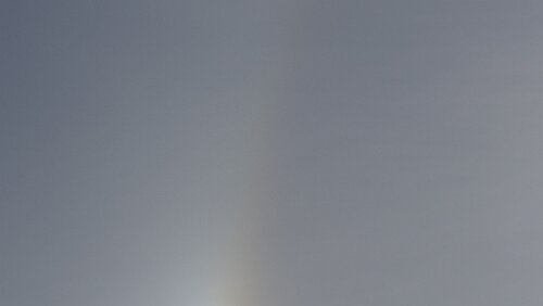 Östersund – Vuollerim Und noch mal die Nebensonnen.