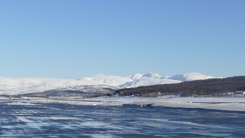 Tromsø – Longyearbyen Pushback des Fliegers.
