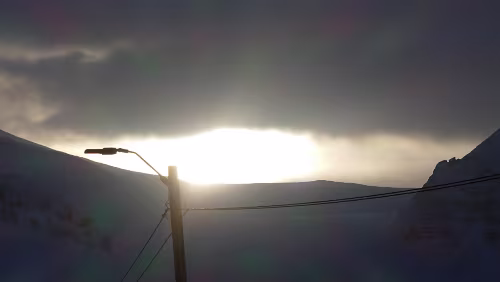 Solas tilbakekomst Da ist sie, die Sonne.