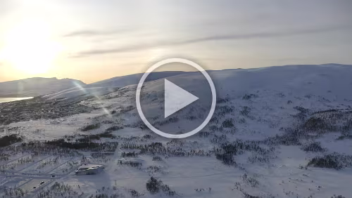 Longyearbyen – Tromsø Landung in Tromsø.