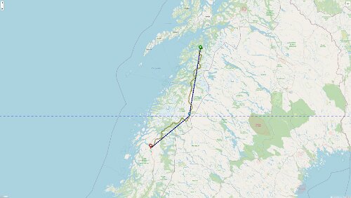 Innhavet – Mosjøen Auch die heutige Tour verlief zu 100% nach Plan.