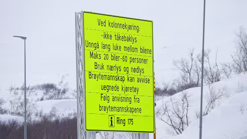 Innhavet – Mosjøen Ved kolonnekjøring: ikke tåkebaklys. Unngå lang luke mellom bilene. Maks 20 biler - 60 personer. Bruk nærlys og nødlys. Brøytemannskap kan avvise uegnede...