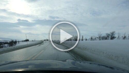 Innhavet – Mosjøen Fahrt über das Saltfjellet.