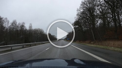 Helsingør – – Helsingborg – Sunne Abfahrt von der Autobahn auf den Inlandsvägen.