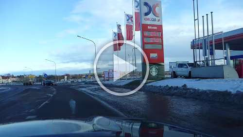 Sunne – Östersund Einfahrt in Mora.