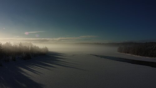 Östersund – Vuollerim Der Ångermanälven.