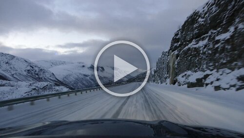 Vuollerim – Tromsø Beeindruckende Bergkulisse.