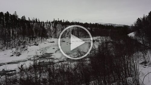 Tromsø – Skarberget – – Bognes – Bodø Der Målselvfossen.