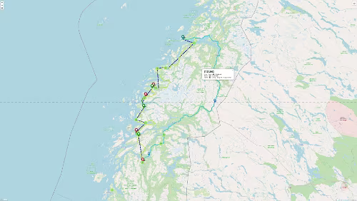 Bodø – Mosjøen Die Realität