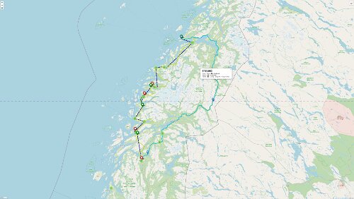 Bodø – Mosjøen Die Realität