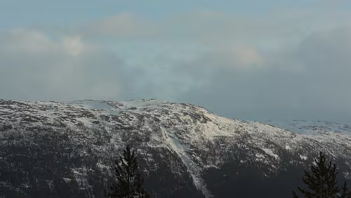 Bodø – Mosjøen Immer noch auf der Talfahrt am Korgfjellet.