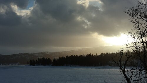 Bodø – Mosjøen Am Fustvatnet.