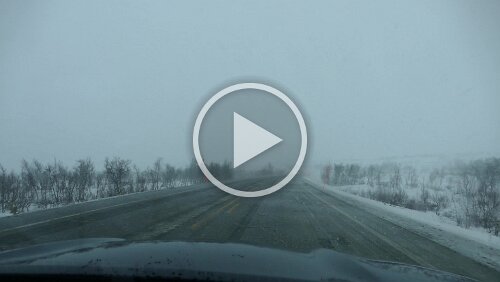 Bodø – Mosjøen Fahrt über das Saltfjellet.