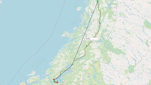 Mosjøen – Trondheim Die Realität