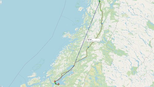 Mosjøen – Trondheim Die Realität