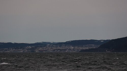 Mosjøen – Trondheim Blick auf Trondheim.