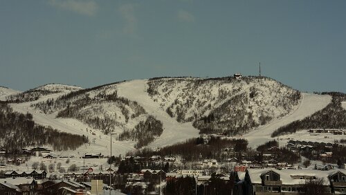Geilo Noch sehr wenig los auf den Pisten.