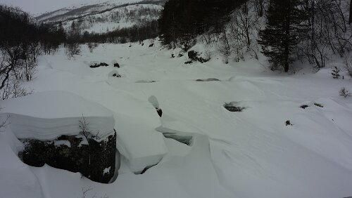 Geilo Der Zulauf in den See.
