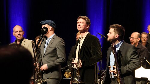 24.02.2023 – Hr-Bigband | Spotlight Jazz | The Art of Trombone Günter Bollmann, Felix Fromm, Christian Jaksjø und Robert Hedemann | Posaune