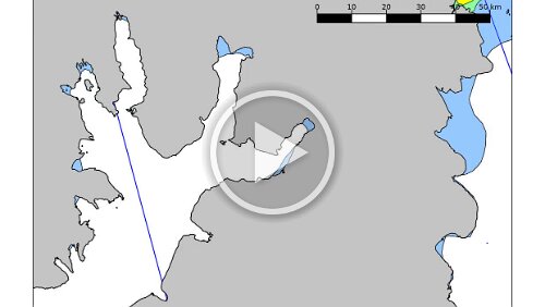 Eiskarten Eiskarten als Video, Isfjorden , Quelle: Norwegian Ice Service - MET Norway