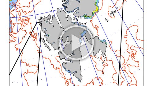 Eiskarten Eiskarten als Video, Svalbard , Quelle: Norwegian Ice Service - MET Norway