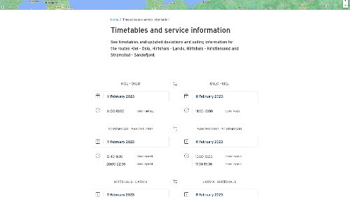 Wetter Die Überfahrt Larvik/Hirtshals wird verschoben.