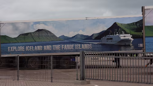 Hirtshals, am Fähranleger der Smyril Line Smyril Line Cargo.