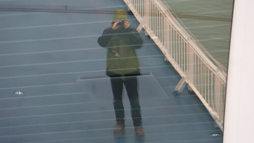 Hirtshals, an Bord der MS Norröna Selfie.