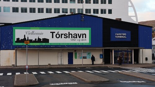 Tórshavn Das Terminalgebäude.