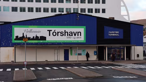 Tórshavn Das Terminalgebäude.