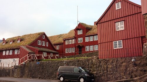 Tórshavn Im Bereich Tinganes.