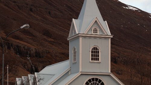 Seyðisfjörður Blue Church, Bláa Kirkjan, Seyðisfjarðarkirkja
