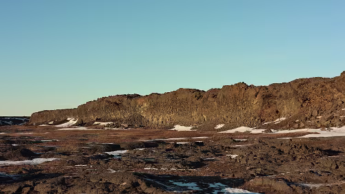 Seyðisfjörður – Mývatn Auf dem Rückweg zum Parkplatz.