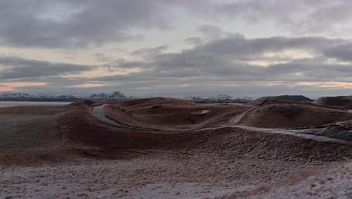 Mývatn 360° am Mývatn. Panorama