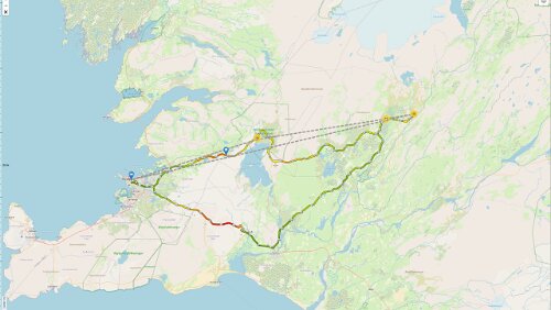 Great Circle Tour Die Realität