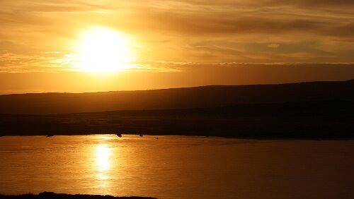 Great Circle Tour Der Sonnenaufgang.
