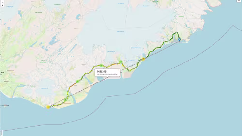 Vík í Mýrdal – Höfn í Hornafirði Die Realität
