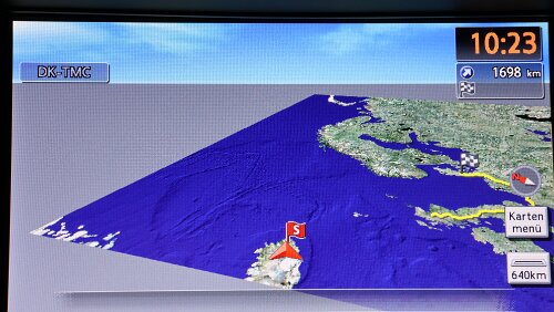 – Hirtshals – Kolding Mein Navi ist immer noch verpeilt und denkt ich wäre auf Island, dabei steht das Schiff bereits in Hirtshals.