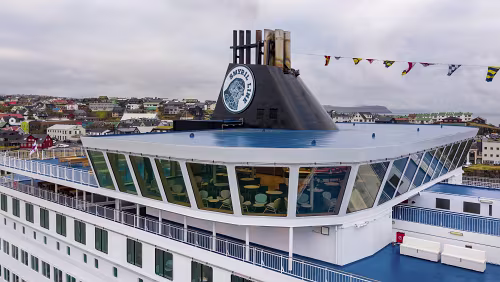 Das Schiff MS Norröna / Tórshavn