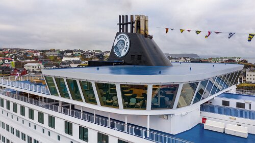 Das Schiff MS Norröna / Tórshavn