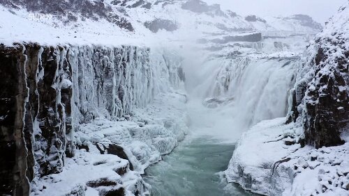 Island im Winter - Glühende Lava und ewiges Eis