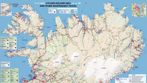 Karte Cycling Iceland 2023 And Other Independent Travel