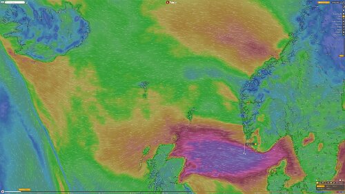 Wettervorhersage Da geht immer noch die Post ab.