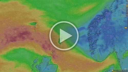 Wettervorhersage Am Samstag ist es im Skagerrak immer noch nicht wirklich ruhig.