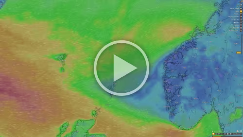Wettervorhersage Am Samstag ist es im Skagerrak immer noch nicht wirklich ruhig.